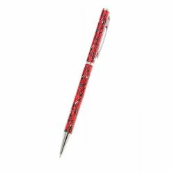 Sea Gems Pen & Letter Opener Set With Mackintosh Red Rose Design & Gift Boxed