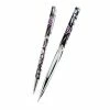 Sea Gems Pen & Letter Opener Set With Mackintosh Pink Rose Design & Gift Boxed