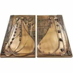 Flash Sale π Fiesta Studios Charles Rennie Mackintosh Style Pair Of Wall Plaques 𧨠8 Fiesta Studios Charles Rennie Mackintosh Style Pair Of Wall Plaques