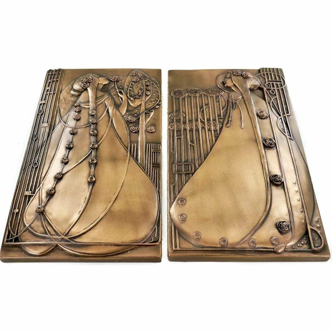 Flash Sale π Fiesta Studios Charles Rennie Mackintosh Style Pair Of Wall Plaques 𧨠5 Fiesta Studios Charles Rennie Mackintosh Style Pair Of Wall Plaques