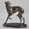 Fiesta Studios Standing Whippet Figure Cold Cast Bronze By Beauchamp Bronze