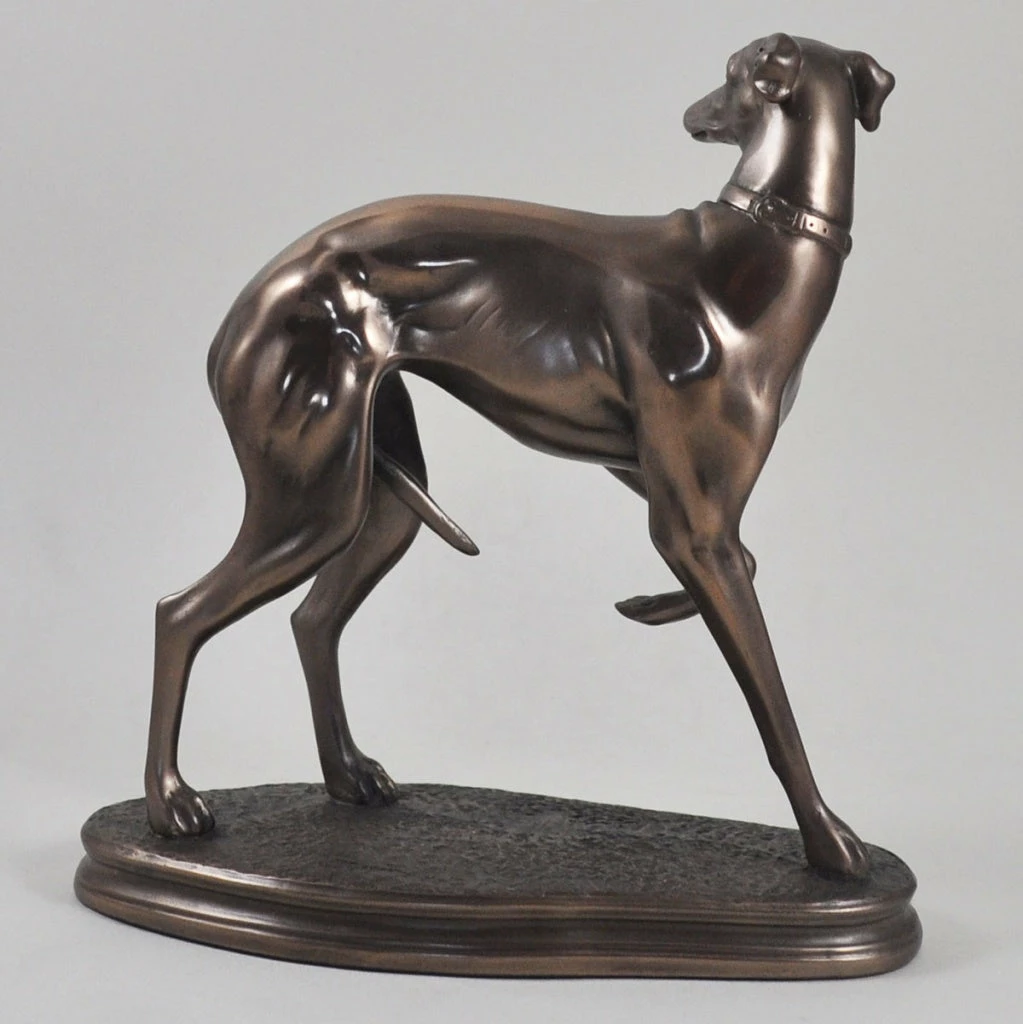 Outlet β Fiesta Studios Standing Whippet Figure Cold Cast Bronze By Beauchamp Bronze π 5 Fiesta Studios Standing Whippet Figure Cold Cast Bronze By Beauchamp Bronze