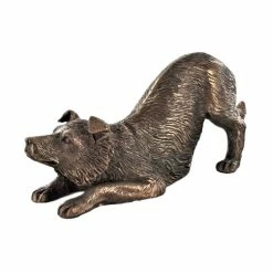 Fiesta Studios Border Collie Dog Figure Cold Cast Bronze By Beauchamp Bronze