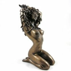 Fiesta Studios Temptation Of Medusa Sculpture In Cold Cast Bronze