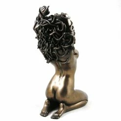 Fiesta Studios Temptation Of Medusa Sculpture In Cold Cast Bronze