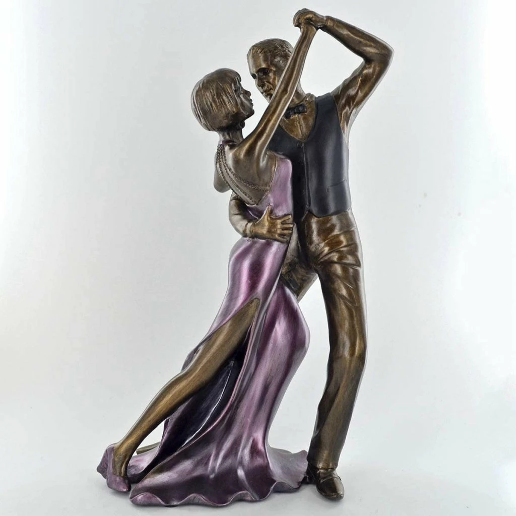 Best Pirce π Fiesta Studios Dancing Ballroom Couple In Painted Cold Cast Bronze β€οΈ 3 Fiesta Studios Dancing Ballroom Couple In Painted Cold Cast Bronze