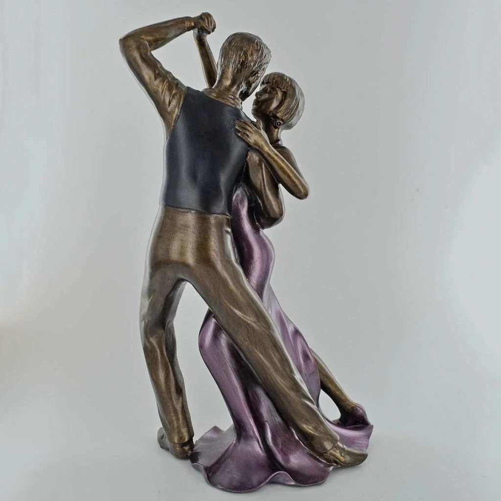 Best Pirce π Fiesta Studios Dancing Ballroom Couple In Painted Cold Cast Bronze β€οΈ 5 Fiesta Studios Dancing Ballroom Couple In Painted Cold Cast Bronze