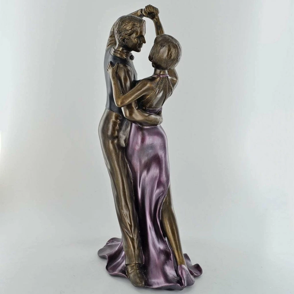 Best Pirce π Fiesta Studios Dancing Ballroom Couple In Painted Cold Cast Bronze β€οΈ 4 Fiesta Studios Dancing Ballroom Couple In Painted Cold Cast Bronze