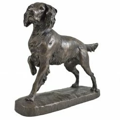 Fiesta Studios Springer Spaniel Standing Dog Figure Cold Cast Bronze By David Geenty
