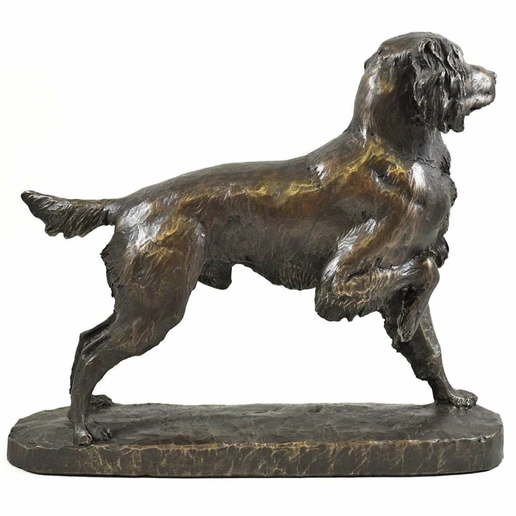 Promo π Fiesta Studios Springer Spaniel Standing π Dog Figure Cold Cast Bronze By David Geenty π 4 Fiesta Studios Springer Spaniel Standing Dog Figure Cold Cast Bronze By David Geenty