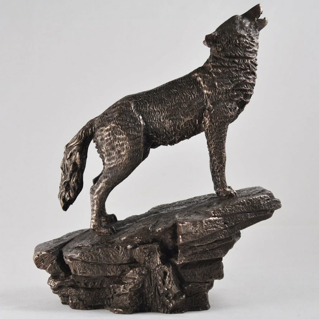Flash Sale ๐ Fiesta Studios Howling Wolf Figure Cold Cast Bronze By Beauchamp Bronze ๐ 3 Fiesta Studios Howling Wolf Figure Cold Cast Bronze By Beauchamp Bronze