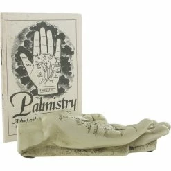 Fiesta Studios Palmistry Hand Ornament With Reading Instruction Booklet 12.5cm