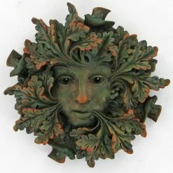 Fiesta Studios Garden Green Spirit Greenman Face Decorative Wall Plaque