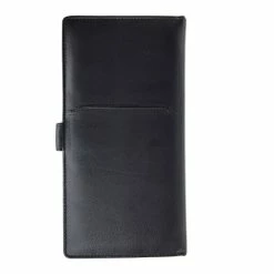 Golunski Leather Travel Wallet & Passport Holder With Tab Closure In Black