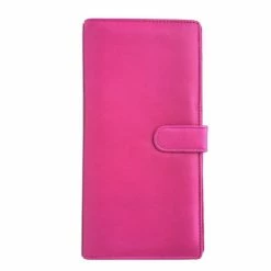 Golunski Leather Travel Wallet & Passport Holder With Tab Closure In Pink
