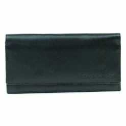 Golunski Leather Travel Wallet & Passport Holder Family Traveller In Black
