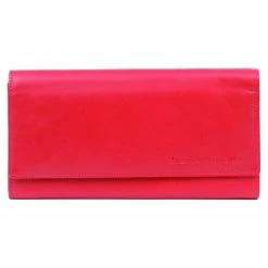 Golunski Leather Travel Wallet & Passport Holder Family Traveller In Red