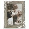 Joe Davies Metal Lace Photo Frame 4 X 6 Vintage Style Brushed Black & Silver Colour