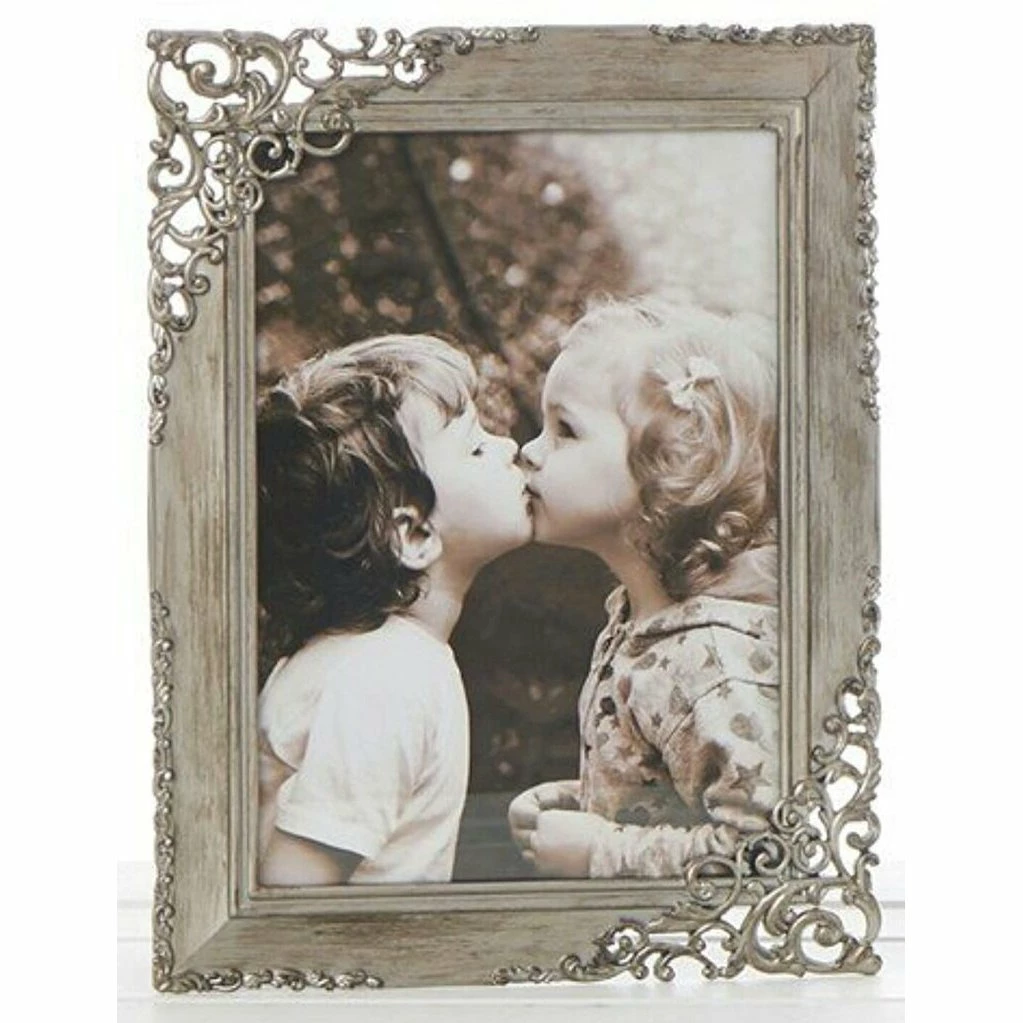 Buy π Joe Davies Metal Lace Photo Frame 4 X 6 Vintage Style Brushed Black & Silver Colour π 3 Joe Davies Metal Lace Photo Frame 4 X 6 Vintage Style Brushed Black & Silver Colour