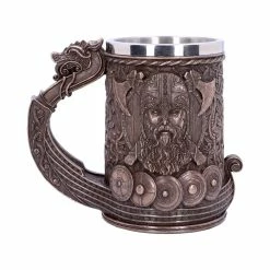 Best Sale ⌛ Nemesis Now Viking Tankard Drakkar Dragon Boat With Lining 💯 10 Nemesis Now Viking Tankard Drakkar Dragon Boat With Lining