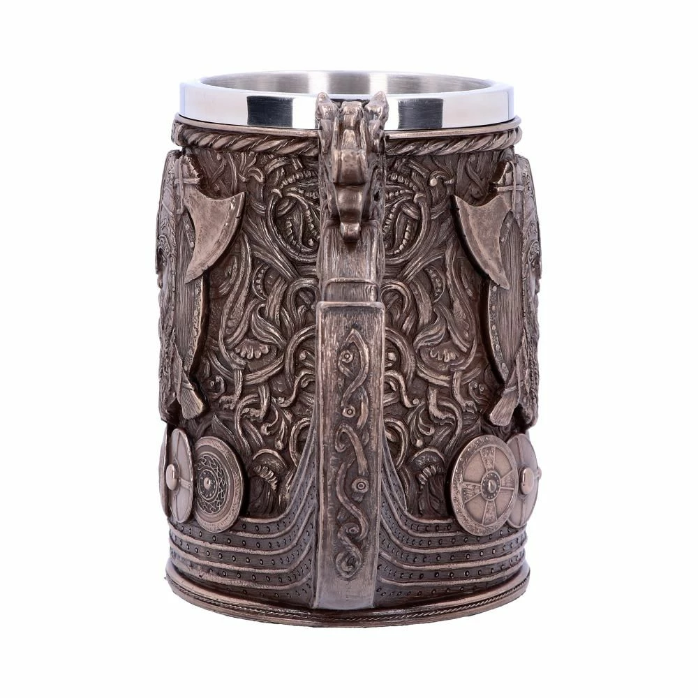 Best Sale ⌛ Nemesis Now Viking Tankard Drakkar Dragon Boat With Lining 💯 5 Nemesis Now Viking Tankard Drakkar Dragon Boat With Lining