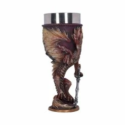 New ๐ Nemesis Now Flame Blade Red Fire Dragon Goblet With Liner ๐ 14 Nemesis Now Flame Blade Red Fire Dragon Goblet With Liner