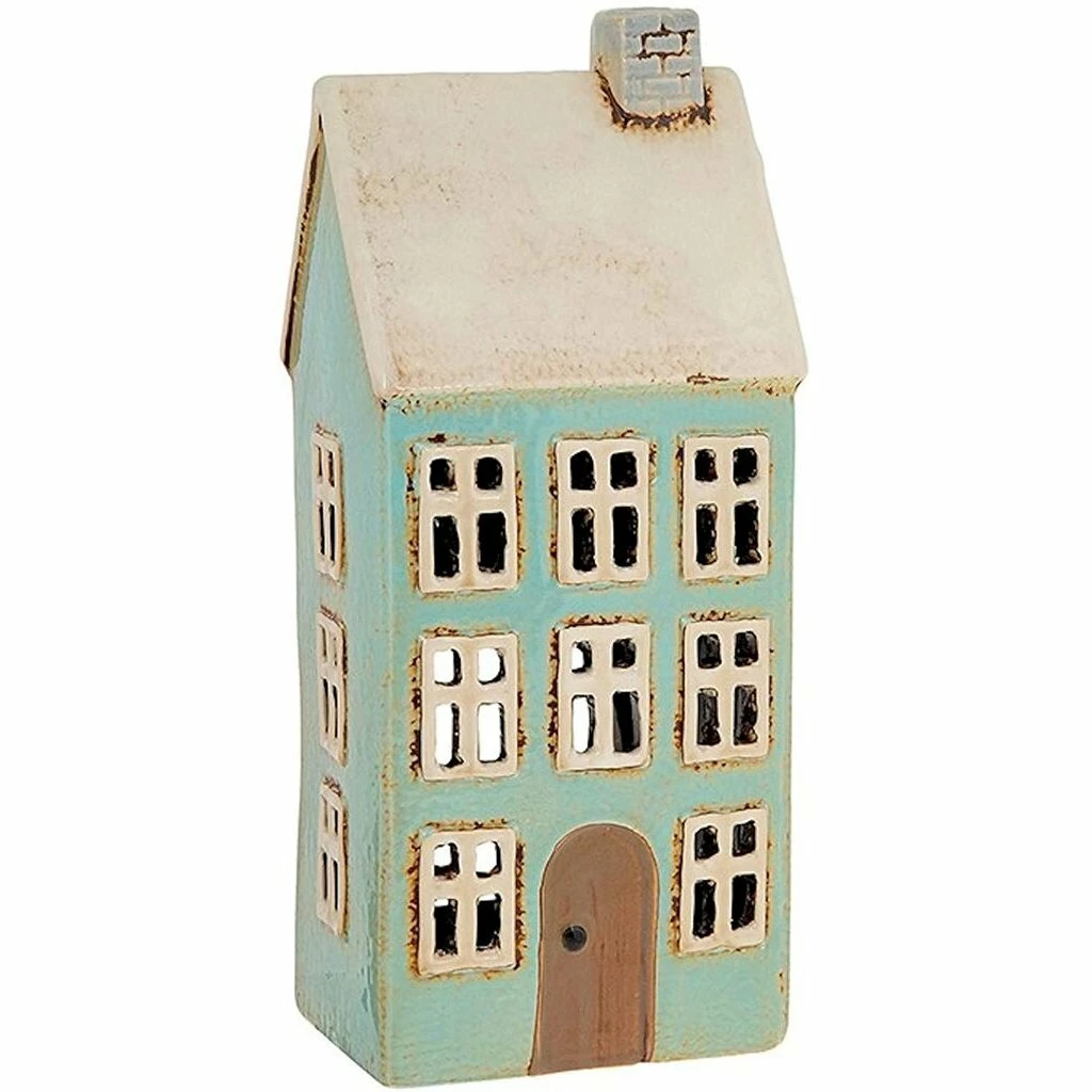 Promo โจ Joe Davies Shudehill Giftware Village Pottery Tall Light Sea Green Town House Tea Light Holder ๐ 3 Joe Davies Shudehill Giftware Village Pottery Tall Light Sea Green Town House Tea Light Holder