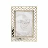 Widdop Champagne Gold Lattice Cut Metal Photo Frame 4'' X 6''