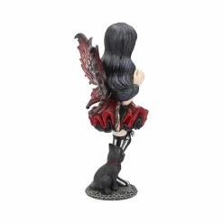 Nemesis Now Hazel Fairy Figurine With Black Cat Little Shadows Collection