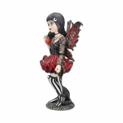 Nemesis Now Hazel Fairy Figurine With Black Cat Little Shadows Collection