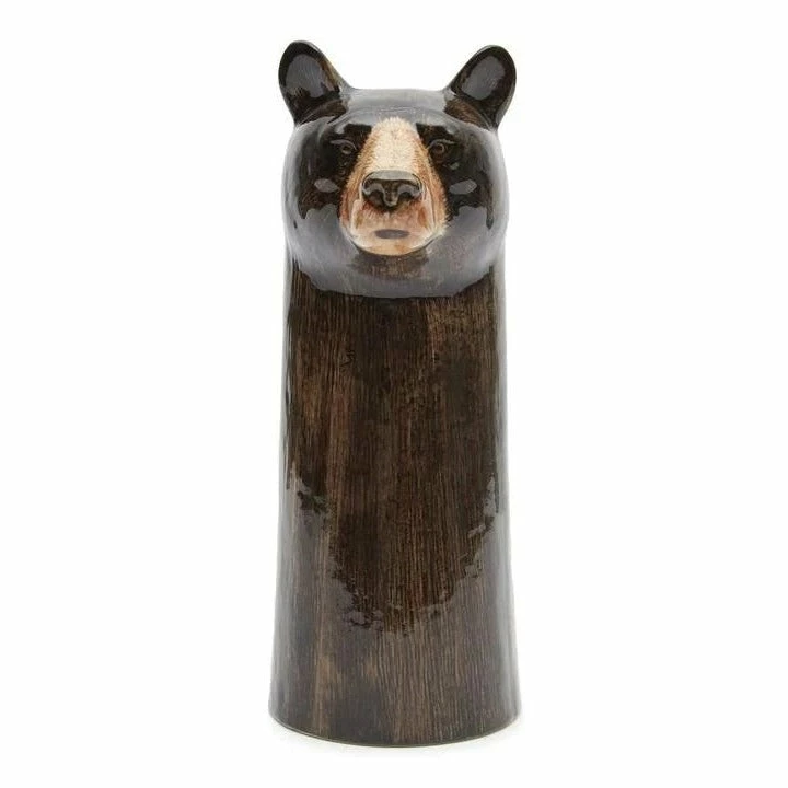 Deals π Quail Ceramics Black Bear Flower Vase β¨ 4 Quail Ceramics Black Bear Flower Vase