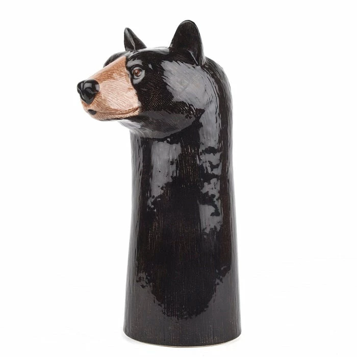 Deals π Quail Ceramics Black Bear Flower Vase β¨ 5 Quail Ceramics Black Bear Flower Vase