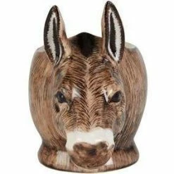 Quail Ceramics Brown Donkey Face Egg Cup