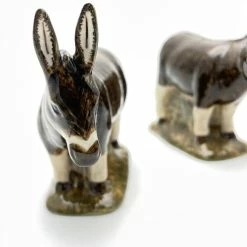 Budget ๐ Quail Ceramics Brown Donkey Salt And Pepper Shakers ๐ 12 Quail Ceramics Brown Donkey Salt And Pepper Shakers