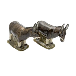 Budget ๐ Quail Ceramics Brown Donkey Salt And Pepper Shakers ๐ 13 Quail Ceramics Brown Donkey Salt And Pepper Shakers