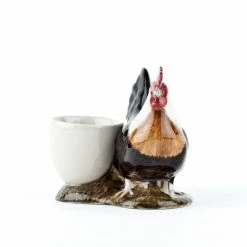 Wholesale ๐ฅ Quail Ceramics Dorking Hen With Egg Cup ๐ 8 Quail Ceramics Dorking Hen With Egg Cup