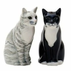 Quail Ceramics Sadie & Smartie Cat Salt & Pepper Shakers