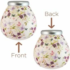Pot Of Dreams Butterfly & Florals Pattern Money Pot Smash To Open Money Boxes