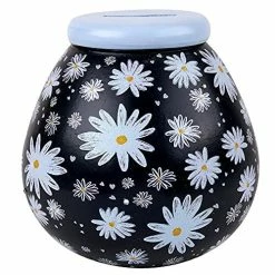 Money Boxes Pot Of Dreams Daisy Flower Pattern Money Pot Smash To Open