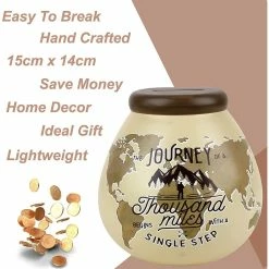 Money Boxes Pot Of Dreams Adventure Fund Money Pot Smash To Open