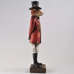 Fiesta Studios Hunting Fox Statue Unique Novelty Decor Figure Dapper Animal Range