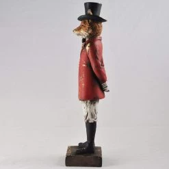 Fiesta Studios Hunting Fox Statue Unique Novelty Decor Figure Dapper Animal Range