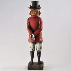 Fiesta Studios Hunting Fox Statue Unique Novelty Decor Figure Dapper Animal Range