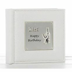 Joe Davies 21st Happy Birthday Deluxe Photo Album For 6x4 Photos