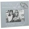 Joe Davies Sister Photo Frame In Grey Wood Holds 4 X 6 Inch Photo