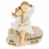 Joe Davies Shudehill Giftware My Auntie A Best Friend For Life Sentimental Pebble Angel Figure