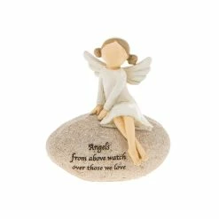 Joe Davies Angels From Above Watch Over Those We Love Sentimental Pebble Gift Shudehill Giftware