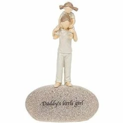 Joe Davies Shudehill Giftware Daddy's Little Girl Sentimental Pebble Figure