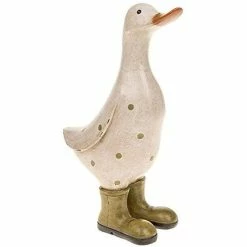Joe Davies Duck Ornament Green Polka Dot Davids Ducks Range Shudehill Giftware