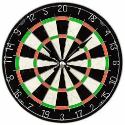 Joe Davies Dartboard Glass Wall Clock 30 Cm